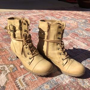 Guess Moto Combat Boot - 7.5 Womens